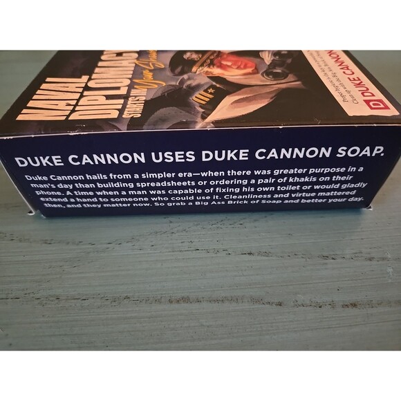 Duke Cannon Navel Supremacy brick soap bath shower men high sea ocean 10 oz man - Picture 5 of 10